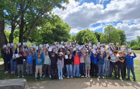 112 Schülereinnen und Schüler des Gymnasiums Spacihingen haben am Känguru Wettbewerb der Mathematik teilgenommen.