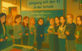 KI-generiertes Bild des Leitsungskurses Kunst