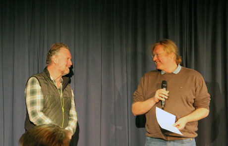 Schulleiter Jürgen Pach und Hausmeister Herbert Schnee