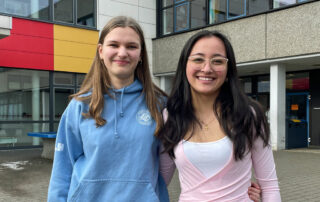 Die beiden Schülersprecherinnen des Gymnasiums Spaichingen