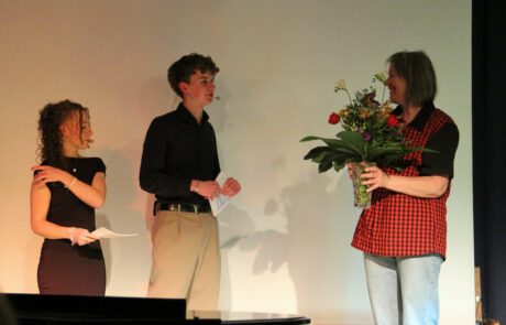 Dank an die Organisatorin