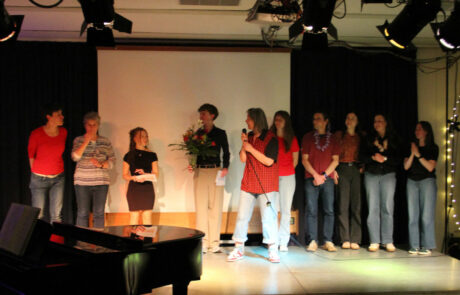 Dank an die Organisatorin und ihr Team