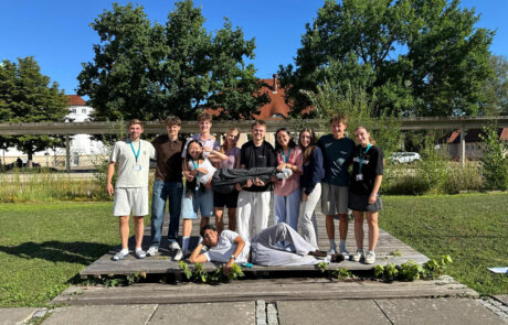 Einige Teilnehmerinnen und Teilnehmer der Schülerakademie